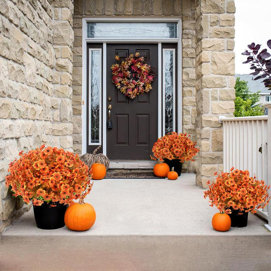 ๐Flash SaleโกArtificial Outdoor Fall Flowers - UV resistant, Waterproof, Windproof