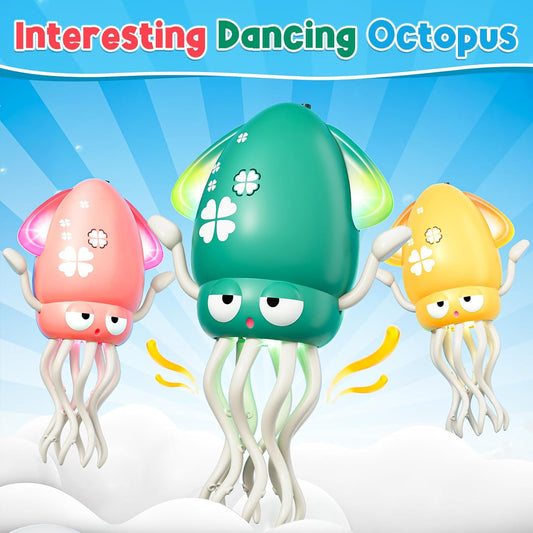 Dancing Octopus Baby Toy | Electric Crawling Octopus Tummy Time Toy