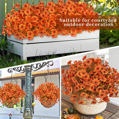 🏆Flash Sale⚡Artificial Outdoor Fall Flowers - UV resistant, Waterproof, Windproof