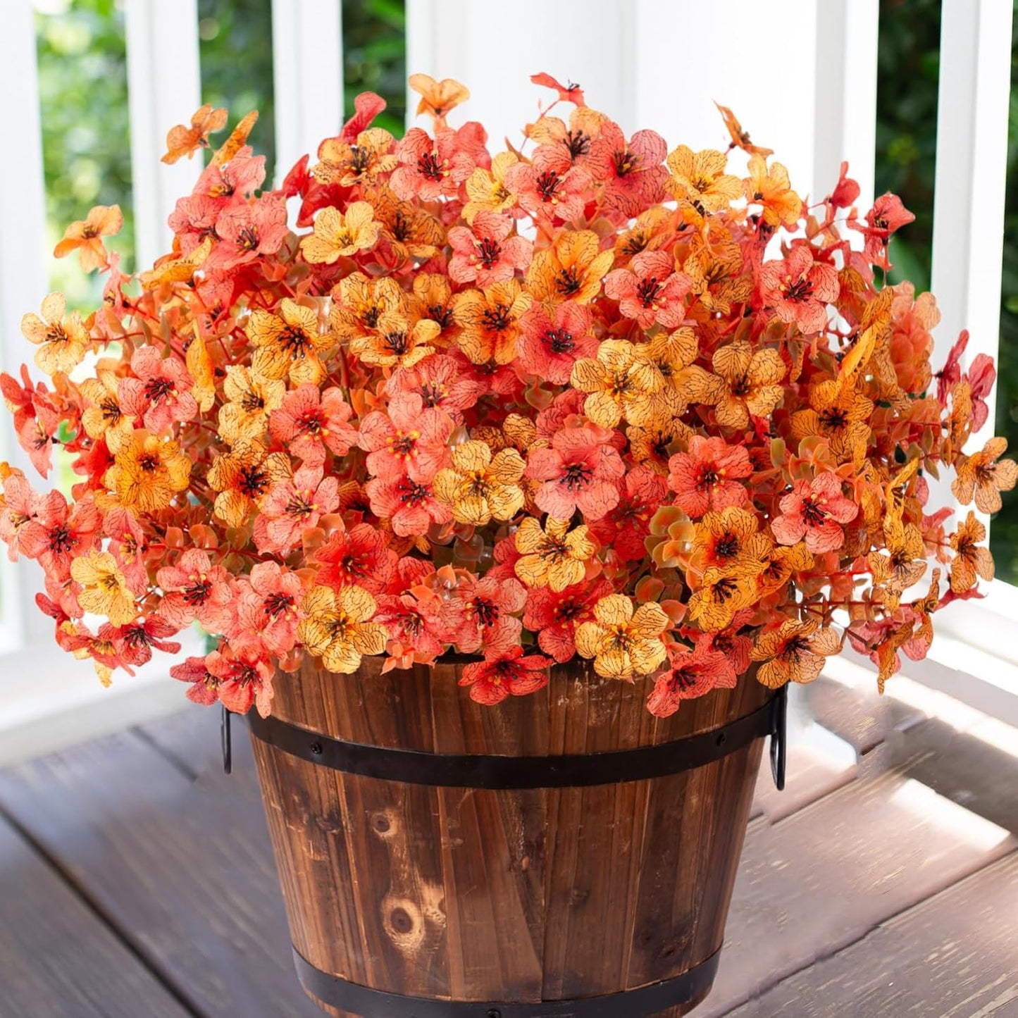 🏆Flash Sale⚡Artificial Outdoor Fall Flowers - UV resistant, Waterproof, Windproof