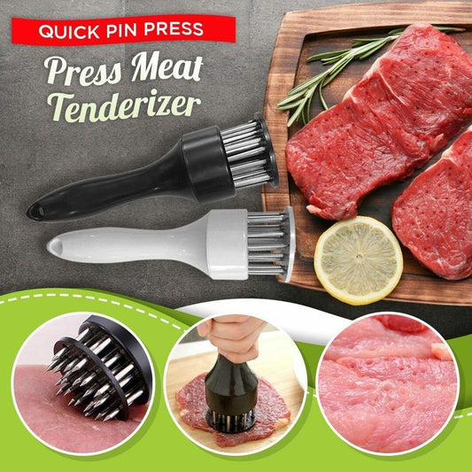 ❄️🥩Stainless Steel Meat Tenderizer Needle 21 Pin Steak BBQ Kitchen Cooking Tool