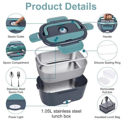 🔥 Insulated Portable Heated Lunch Box🍱🚗🏠