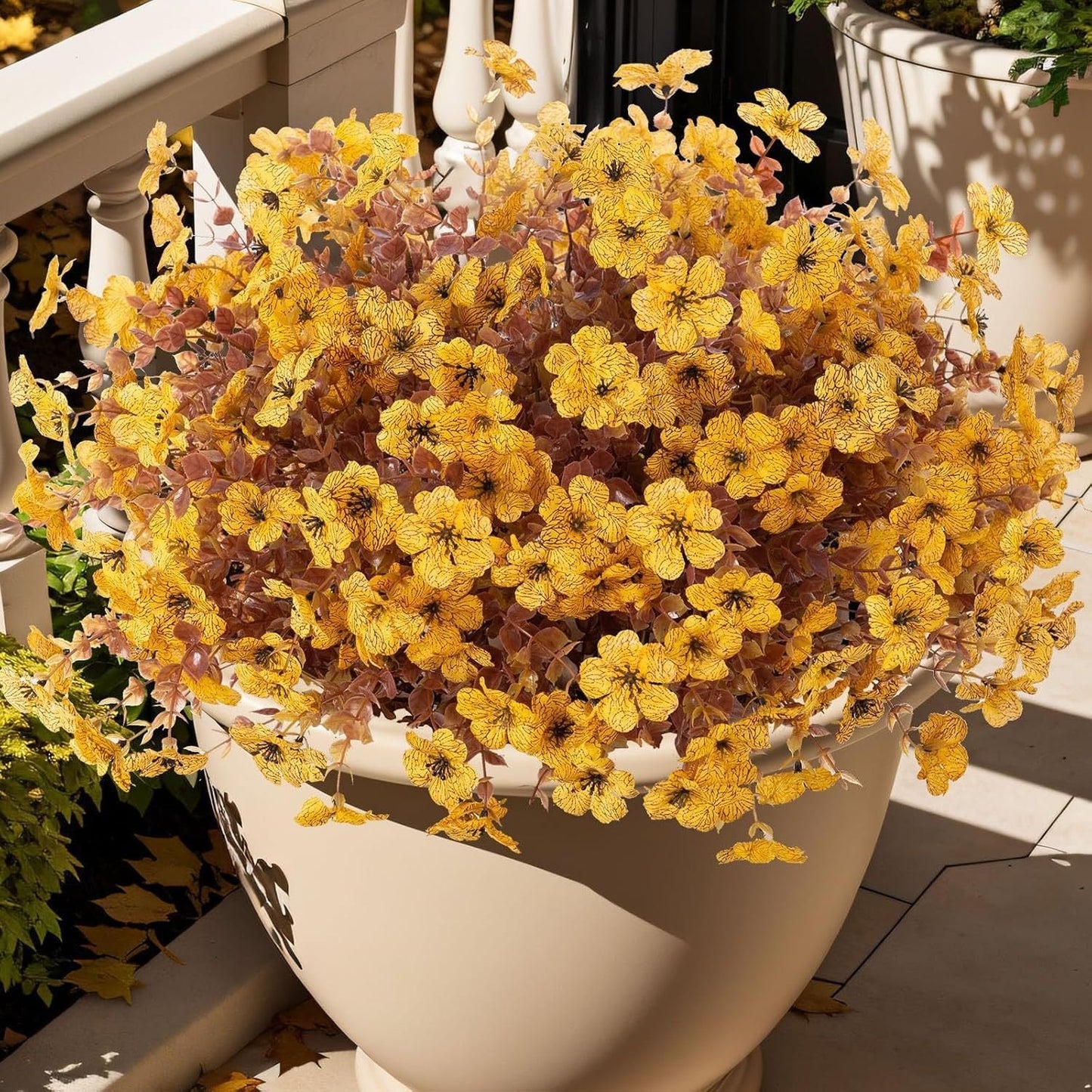 🏆Flash Sale⚡Artificial Outdoor Fall Flowers - UV resistant, Waterproof, Windproof