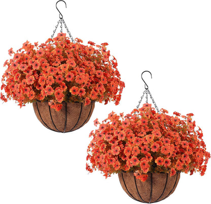 🏆Flash Sale⚡Artificial Outdoor Fall Flowers - UV resistant, Waterproof, Windproof