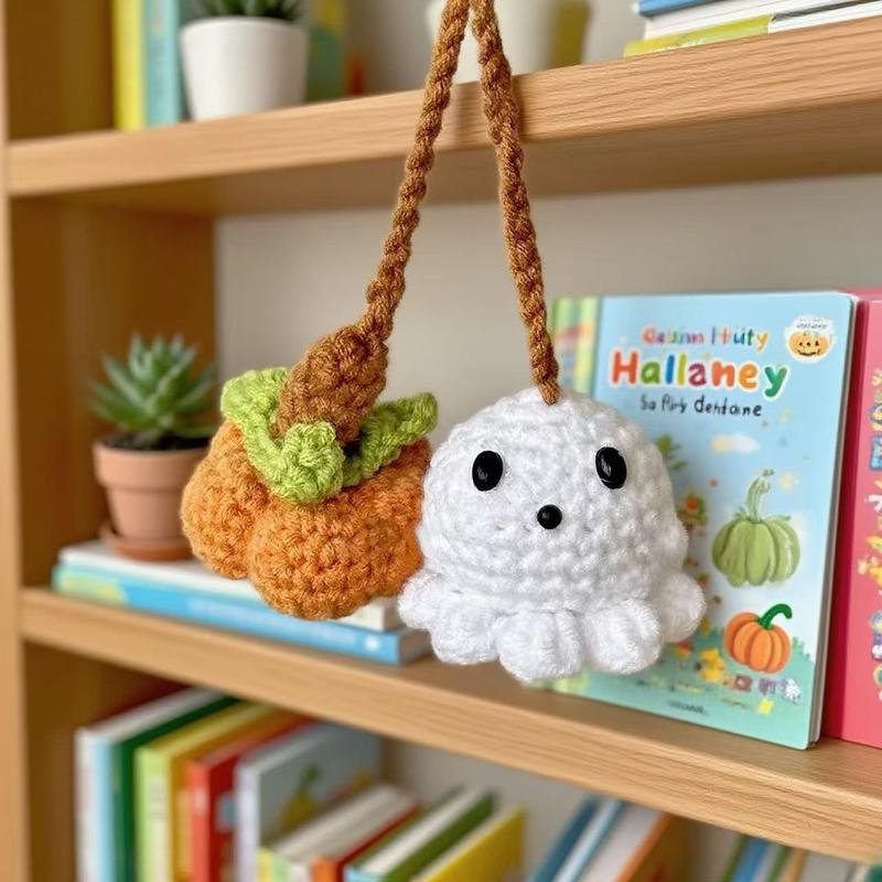 🎃Halloween sale🎃-Handmade Halloween Hanging Ornament, Funny Little Ghost Ornament