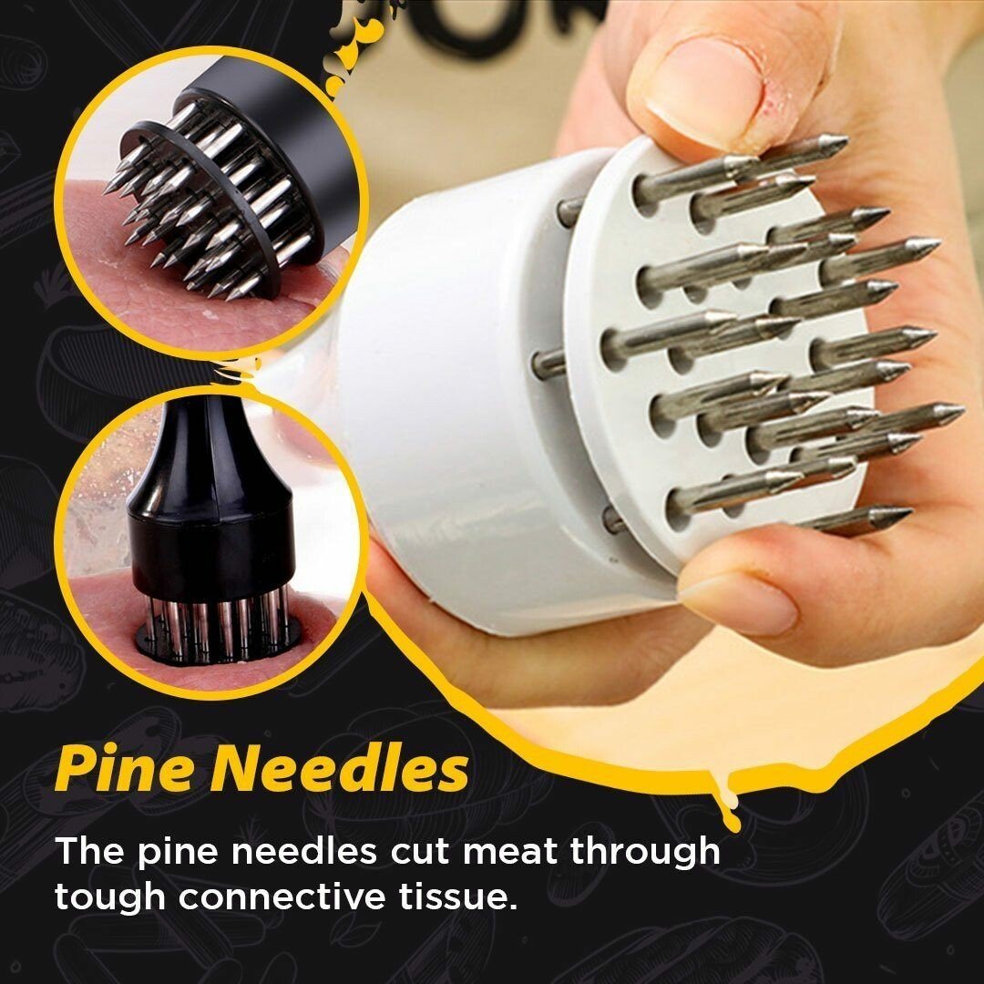 ❄️🥩Stainless Steel Meat Tenderizer Needle 21 Pin Steak BBQ Kitchen Cooking Tool