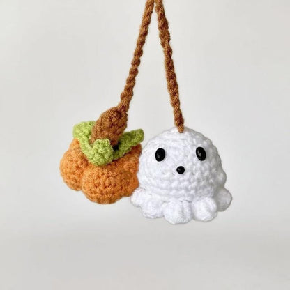 🎃Halloween sale🎃-Handmade Halloween Hanging Ornament, Funny Little Ghost Ornament