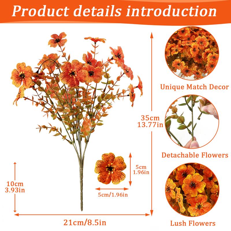 🏆Flash Sale⚡Artificial Outdoor Fall Flowers - UV resistant, Waterproof, Windproof