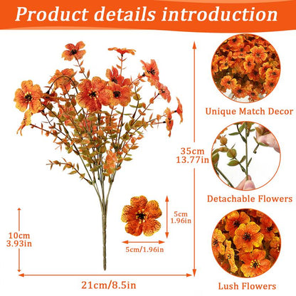 🏆Flash Sale⚡Artificial Outdoor Fall Flowers - UV resistant, Waterproof, Windproof