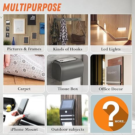 ✨⏰Last Day 49% OFF✨ - Extra Large Double Sided Tape  , Clear & Tough Nano Tape, Multipurpose Mounting Tape