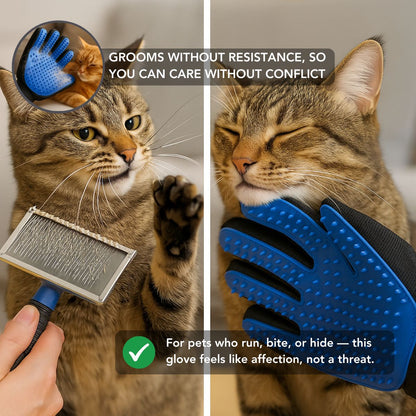 TenderTouch Glove | Less struggle. More comfort. Peaceful golden years for your senior cat. (Includes Both Hands)