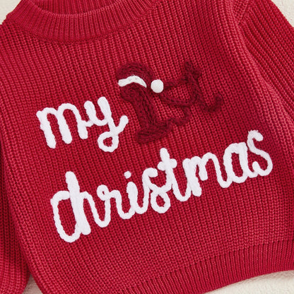 MY 1ST CHRISTMAS Knitted Sweater
