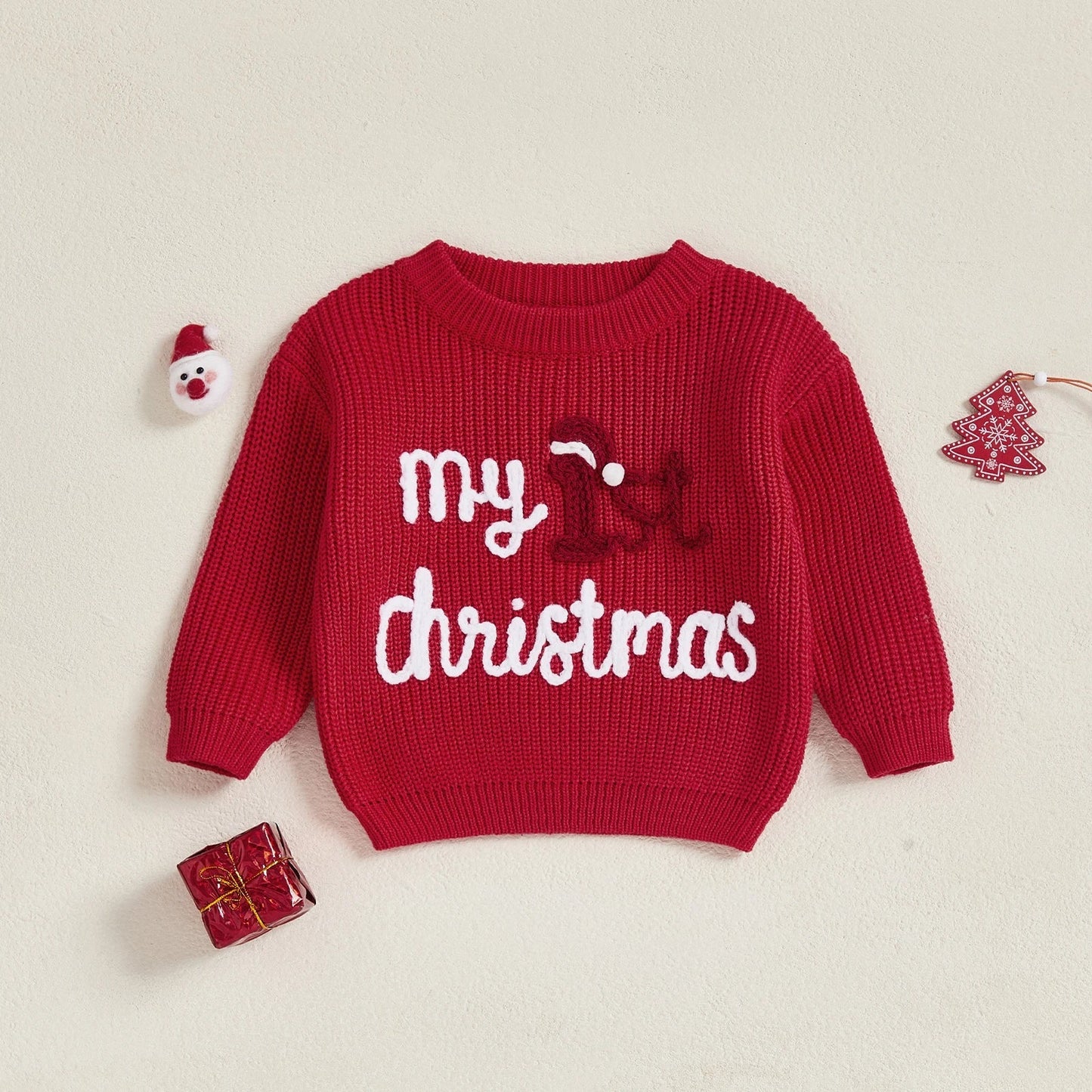 MY 1ST CHRISTMAS Knitted Sweater