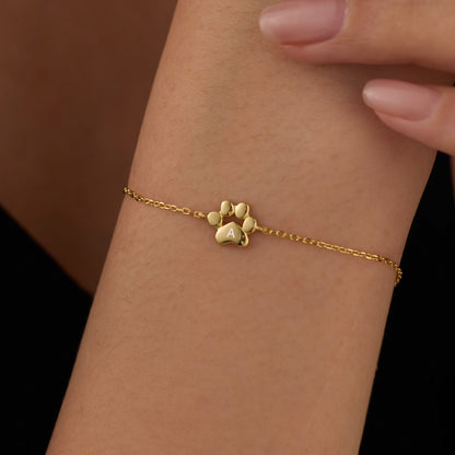 Teeny Tiny Paw Bracelet
