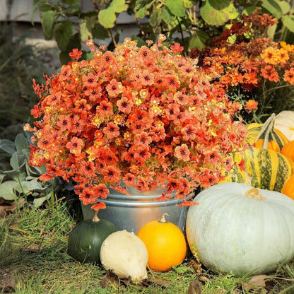 🏆Flash Sale⚡Artificial Outdoor Fall Flowers - UV resistant, Waterproof, Windproof