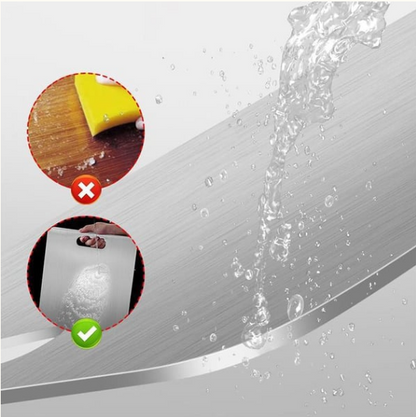 🔥 Stainless Steel Double Sided Chopping Board