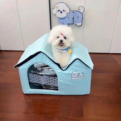 Pet Air Conditioned house(Free ice bag 10+ water absorbent cotton bag*2+ cold-proof pad*1]