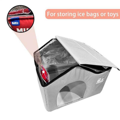 Pet Air Conditioned house(Free ice bag 10+ water absorbent cotton bag*2+ cold-proof pad*1]