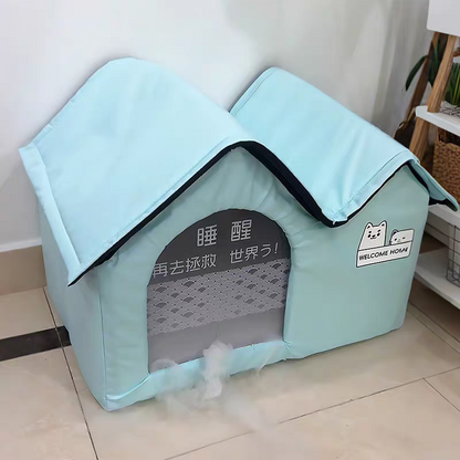 Pet Air Conditioned house(Free ice bag 10+ water absorbent cotton bag*2+ cold-proof pad*1]