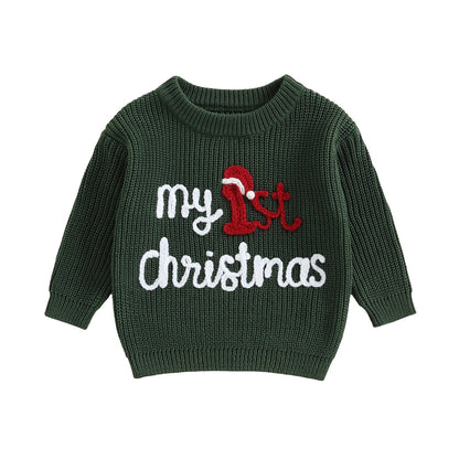 MY 1ST CHRISTMAS Knitted Sweater